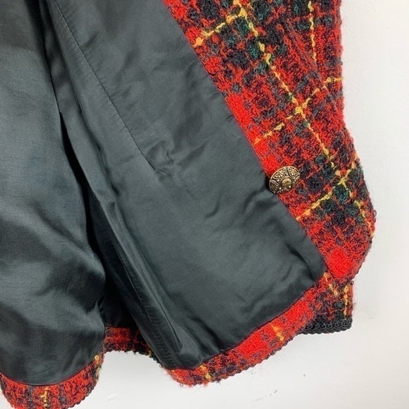 VINTAGE Lord&Taylor Bouclé Knit Jacket Size10 - Picture 8 of 9